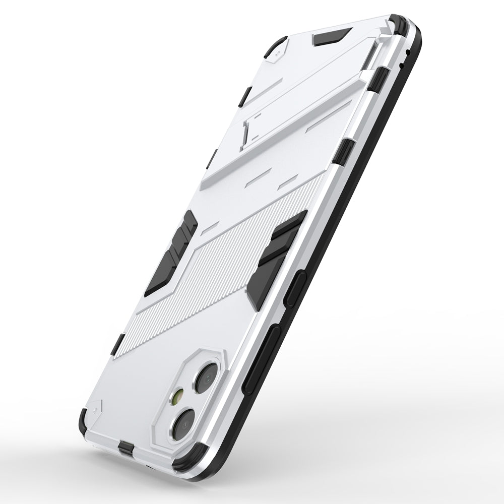 Samsung Galaxy A05 4G Shockproof Phone Case - Punk Armor 2-in-1 PC + TPU with Invisible Holder