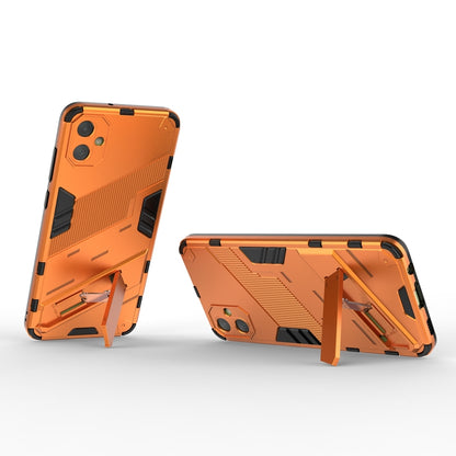 Samsung Galaxy A05 4G Shockproof Phone Case - Punk Armor 2-in-1 PC + TPU with Invisible Holder