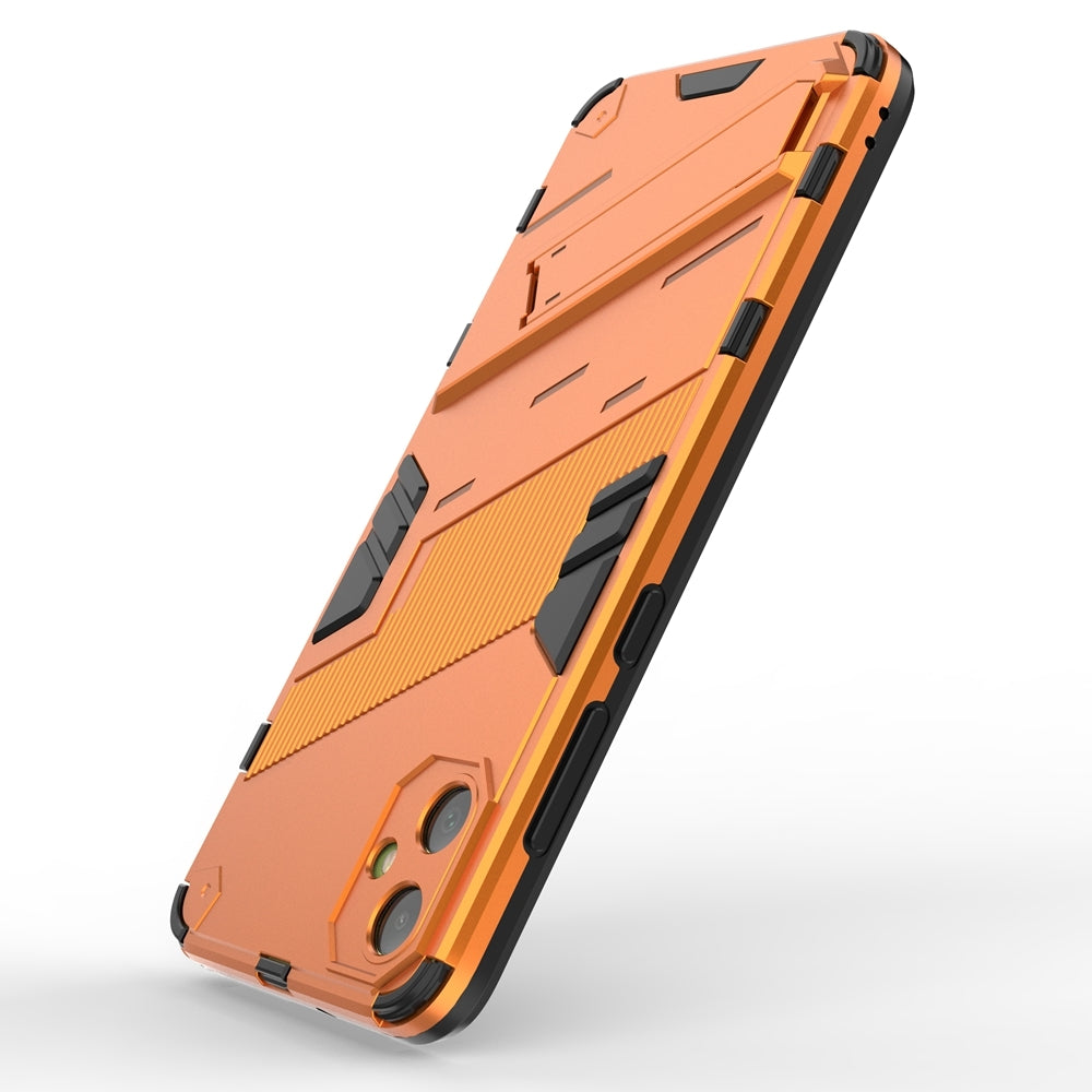Samsung Galaxy A05 4G Shockproof Phone Case - Punk Armor 2-in-1 PC + TPU with Invisible Holder
