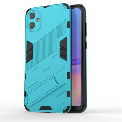 Samsung Galaxy A05 4G Shockproof Phone Case - Punk Armor 2-in-1 PC + TPU with Invisible Holder