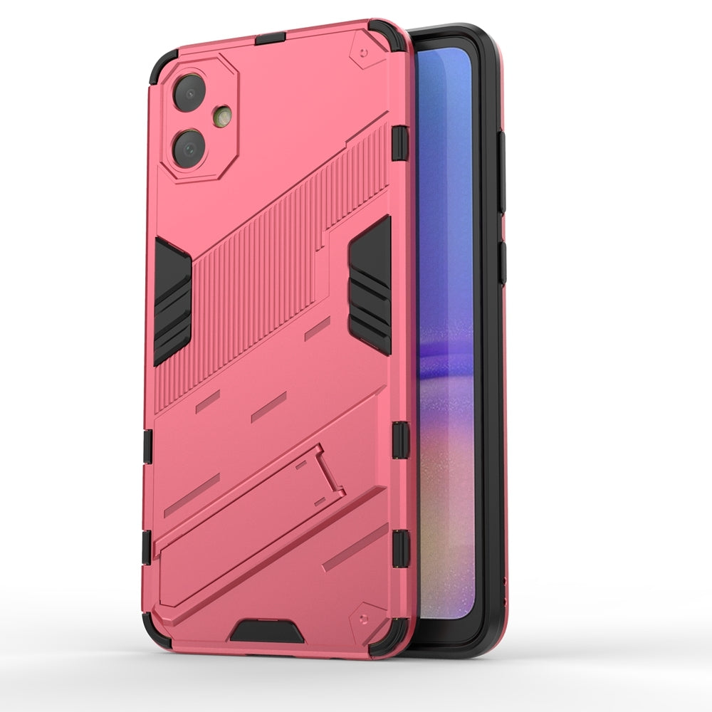 Samsung Galaxy A05 4G Shockproof Phone Case - Punk Armor 2-in-1 PC + TPU with Invisible Holder