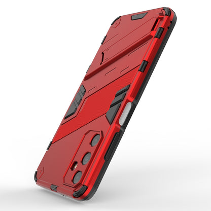 Samsung Galaxy A05s 4G Shockproof Phone Case - Punk Armor 2-in-1 PC + TPU with Invisible Holder