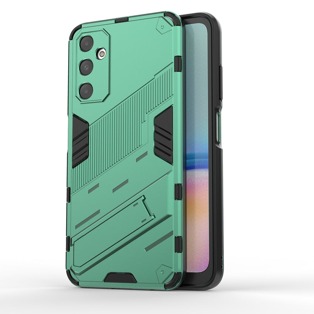 Samsung Galaxy A05s 4G Shockproof Phone Case - Punk Armor 2-in-1 PC + TPU with Invisible Holder