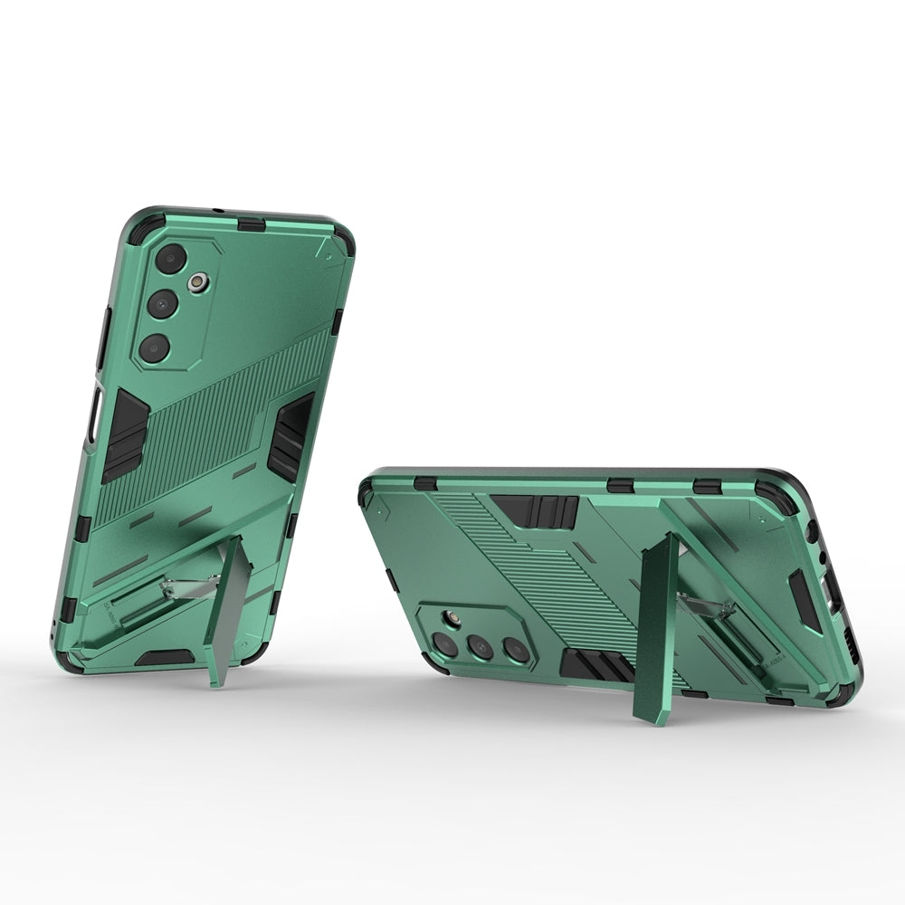 Samsung Galaxy A05s 4G Shockproof Phone Case - Punk Armor 2-in-1 PC + TPU with Invisible Holder