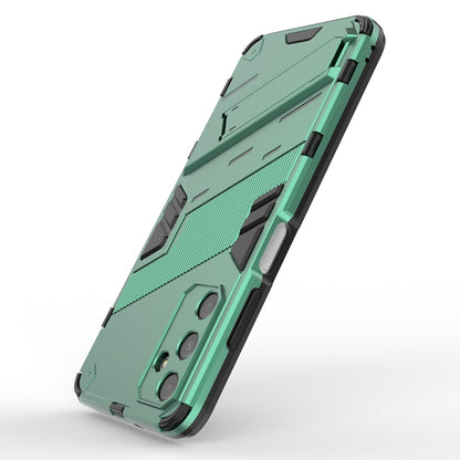 Samsung Galaxy A05s 4G Shockproof Phone Case - Punk Armor 2-in-1 PC + TPU with Invisible Holder