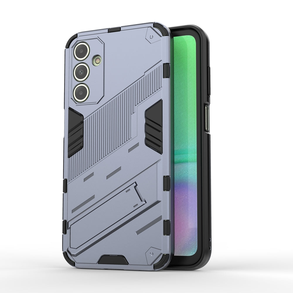 Samsung Galaxy A15 Shockproof Phone Case - Punk Armor 2-in-1 PC + TPU with Invisible Holder