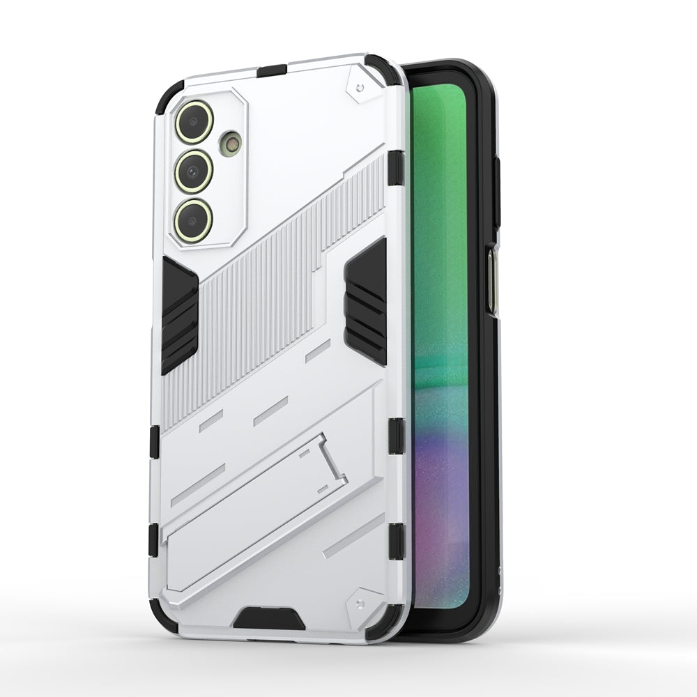 Samsung Galaxy A15 Shockproof Phone Case - Punk Armor 2-in-1 PC + TPU with Invisible Holder