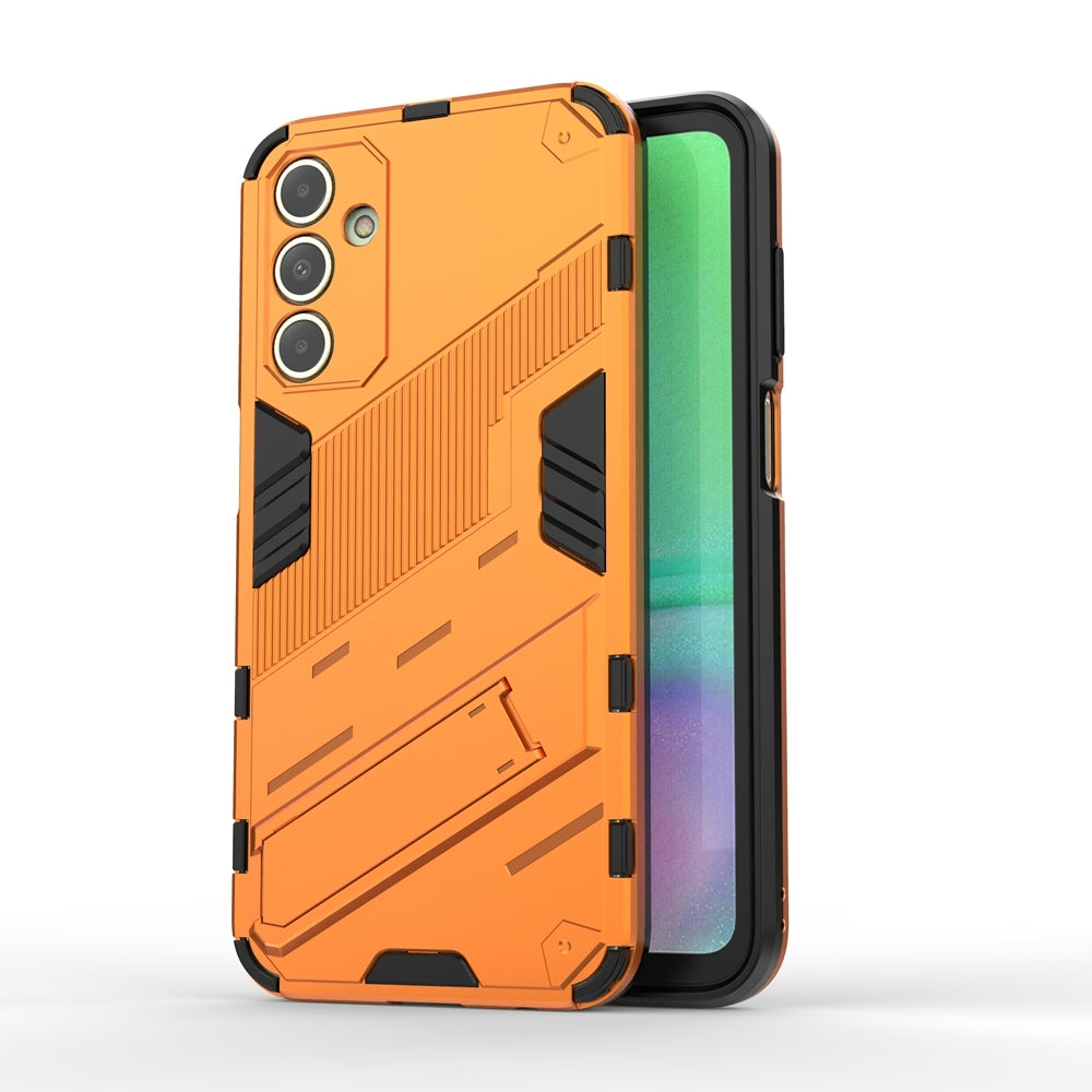 Samsung Galaxy A15 Shockproof Phone Case - Punk Armor 2-in-1 PC + TPU with Invisible Holder