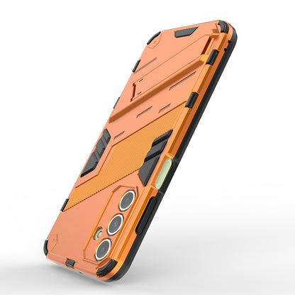 Samsung Galaxy A15 Shockproof Phone Case - Punk Armor 2-in-1 PC + TPU with Invisible Holder