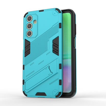 Samsung Galaxy A15 Shockproof Phone Case - Punk Armor 2-in-1 PC + TPU with Invisible Holder
