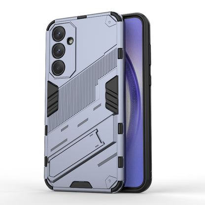 Samsung Galaxy A35 5G Shockproof Phone Case - Punk Armor 2-in-1 PC + TPU with Invisible Holder