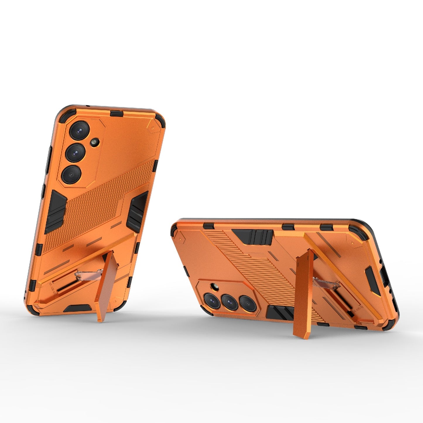 Samsung Galaxy A35 5G Shockproof Phone Case - Punk Armor 2-in-1 PC + TPU with Invisible Holder