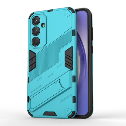 Samsung Galaxy A35 5G Shockproof Phone Case - Punk Armor 2-in-1 PC + TPU with Invisible Holder