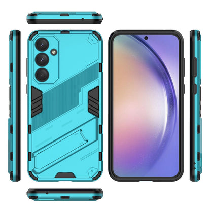 Samsung Galaxy A35 5G Shockproof Phone Case - Punk Armor 2-in-1 PC + TPU with Invisible Holder