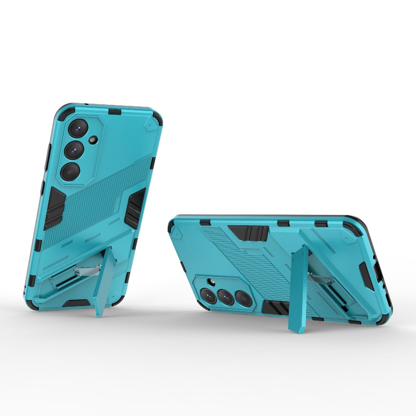 Samsung Galaxy A35 5G Shockproof Phone Case - Punk Armor 2-in-1 PC + TPU with Invisible Holder