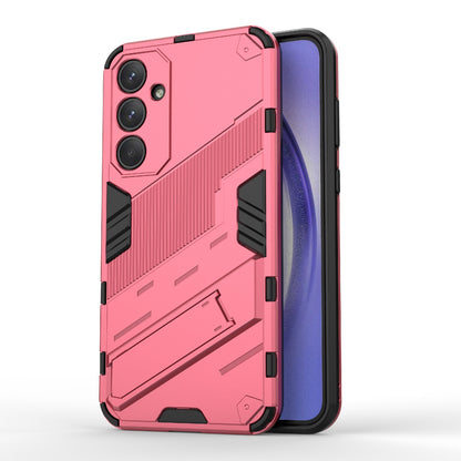 Samsung Galaxy A35 5G Shockproof Phone Case - Punk Armor 2-in-1 PC + TPU with Invisible Holder