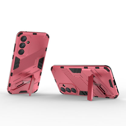 Samsung Galaxy A35 5G Shockproof Phone Case - Punk Armor 2-in-1 PC + TPU with Invisible Holder
