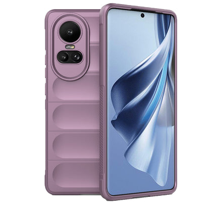 OPPO Reno10 5G Global Magic Shield TPU + Flannel Phone Case: Durable, Non-toxic, Easy Access, Stylish Design