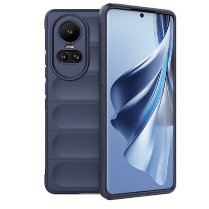 OPPO Reno10 5G Global Magic Shield TPU + Flannel Phone Case: Durable, Non-toxic, Easy Access, Stylish Design