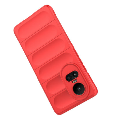 OPPO Reno10 5G Global Magic Shield TPU + Flannel Phone Case: Durable, Non-toxic, Easy Access, Stylish Design