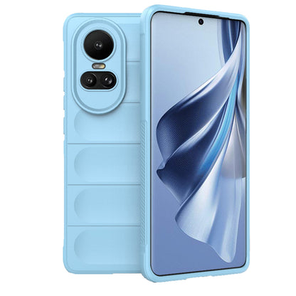 OPPO Reno10 5G Global Magic Shield TPU + Flannel Phone Case: Durable, Non-toxic, Easy Access, Stylish Design