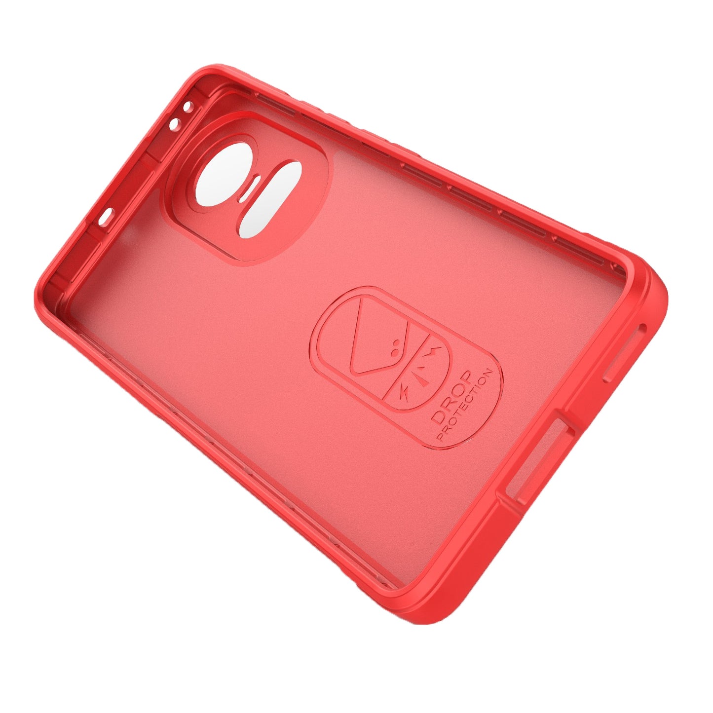 OPPO Reno10 5G Global Magic Shield TPU + Flannel Phone Case: Durable, Non-toxic, Easy Access, Stylish Design