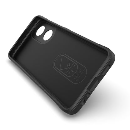 OPPO A78 4G Global Magic Shield TPU + Flannel Phone Case: Durable, Non-toxic, Easy Access, Stylish Design