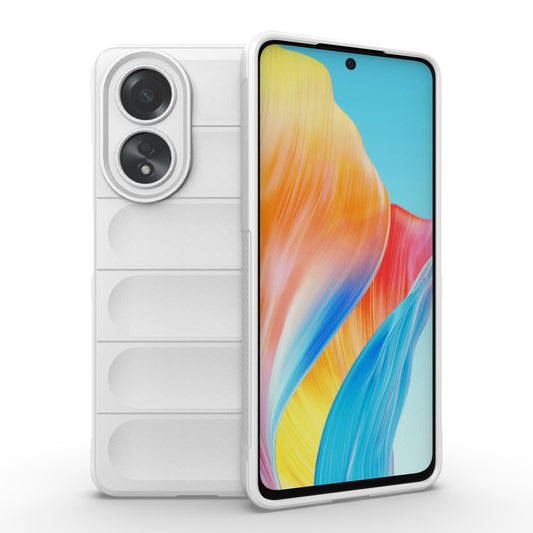OPPO A58 4G Global Magic Shield TPU + Flannel Phone Case: Durable, Non-toxic, Easy Access, Stylish Design