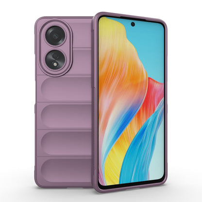 OPPO A58 4G Global Magic Shield TPU + Flannel Phone Case: Durable, Non-toxic, Easy Access, Stylish Design