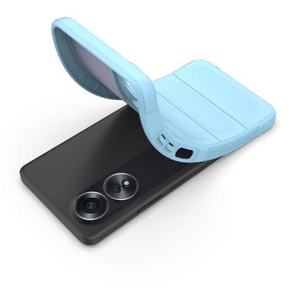 OPPO A58 4G Global Magic Shield TPU + Flannel Phone Case: Durable, Non-toxic, Easy Access, Stylish Design