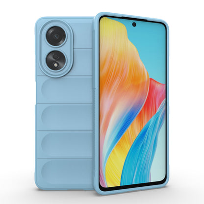 OPPO A58 4G Global Magic Shield TPU + Flannel Phone Case: Durable, Non-toxic, Easy Access, Stylish Design