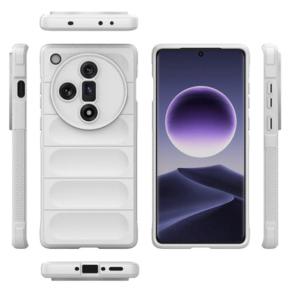 OPPO Find X7 5G Magic Shield TPU + Flannel Phone Case: Durable, Non-toxic, Easy Access, Stylish Design