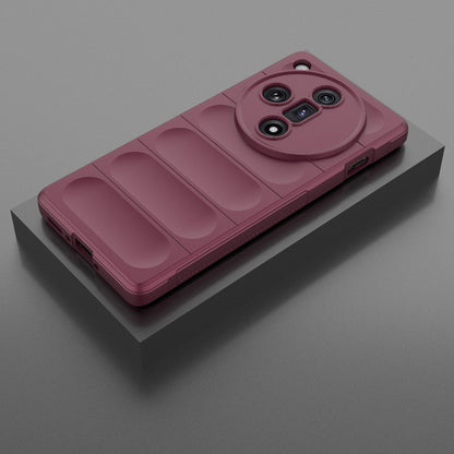 OPPO Find X7 5G Magic Shield TPU + Flannel Phone Case: Durable, Non-toxic, Easy Access, Stylish Design