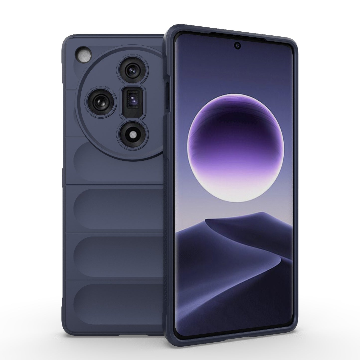 OPPO Find X7 5G Magic Shield TPU + Flannel Phone Case: Durable, Non-toxic, Easy Access, Stylish Design