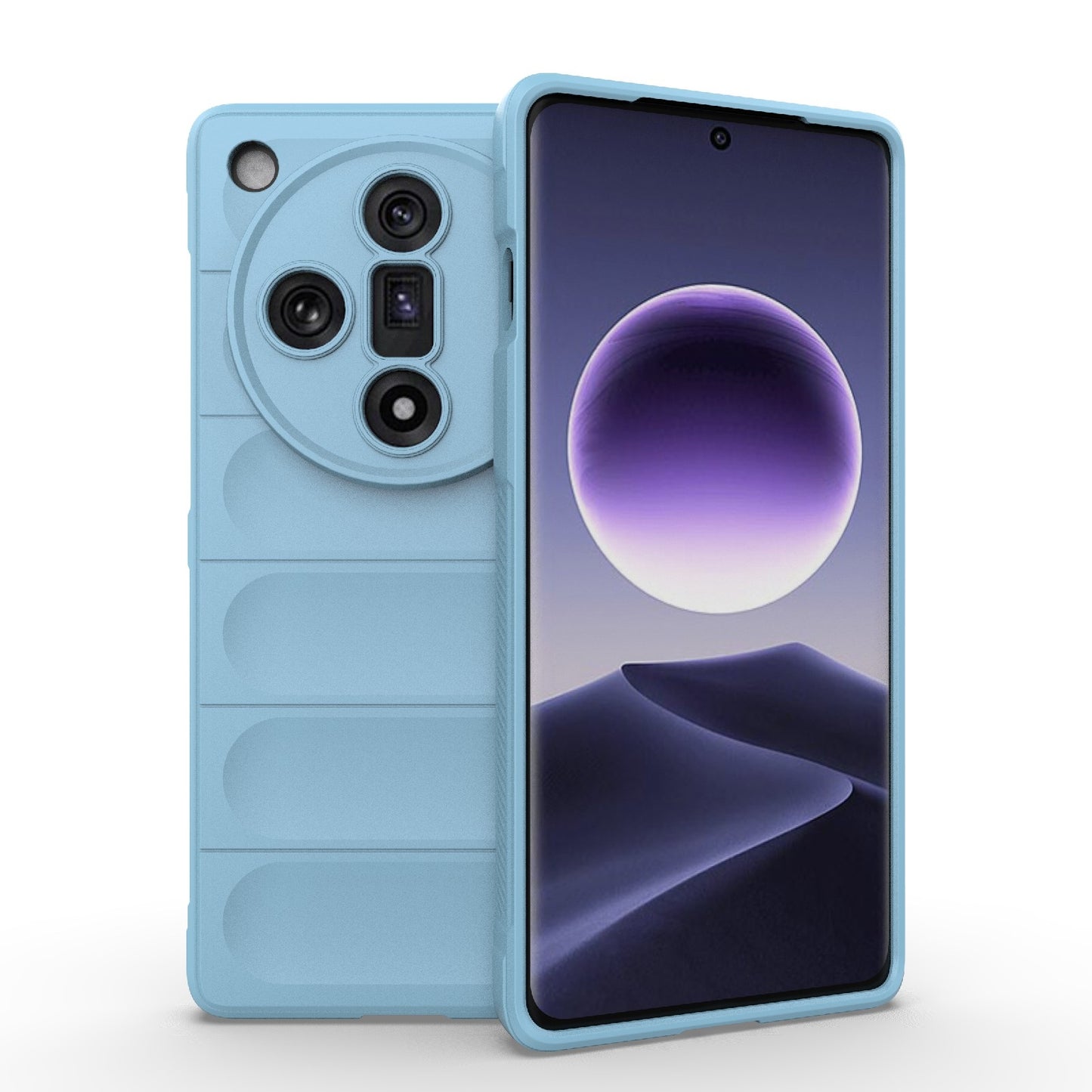 OPPO Find X7 5G Magic Shield TPU + Flannel Phone Case: Durable, Non-toxic, Easy Access, Stylish Design