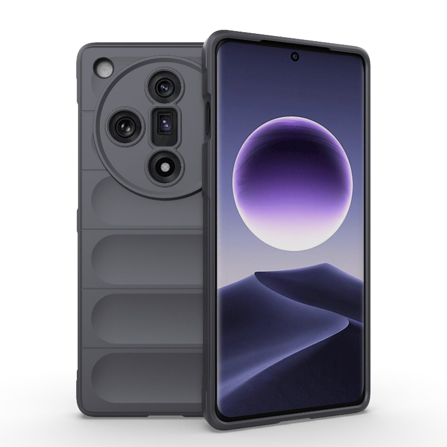 OPPO Find X7 5G Magic Shield TPU + Flannel Phone Case: Durable, Non-toxic, Easy Access, Stylish Design