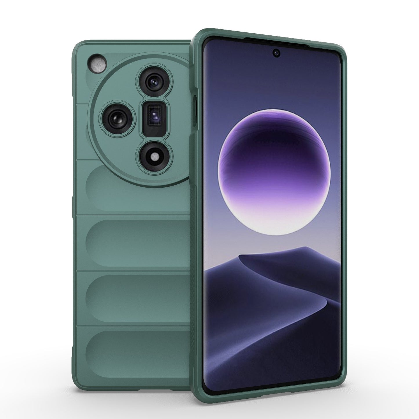 OPPO Find X7 5G Magic Shield TPU + Flannel Phone Case: Durable, Non-toxic, Easy Access, Stylish Design
