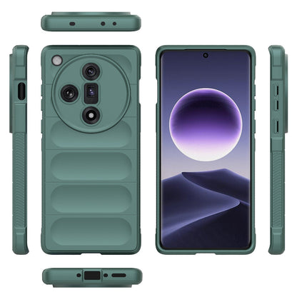 OPPO Find X7 5G Magic Shield TPU + Flannel Phone Case: Durable, Non-toxic, Easy Access, Stylish Design