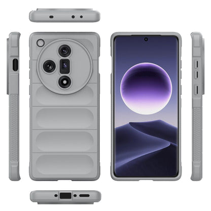 OPPO Find X7 5G Magic Shield TPU + Flannel Phone Case: Durable, Non-toxic, Easy Access, Stylish Design