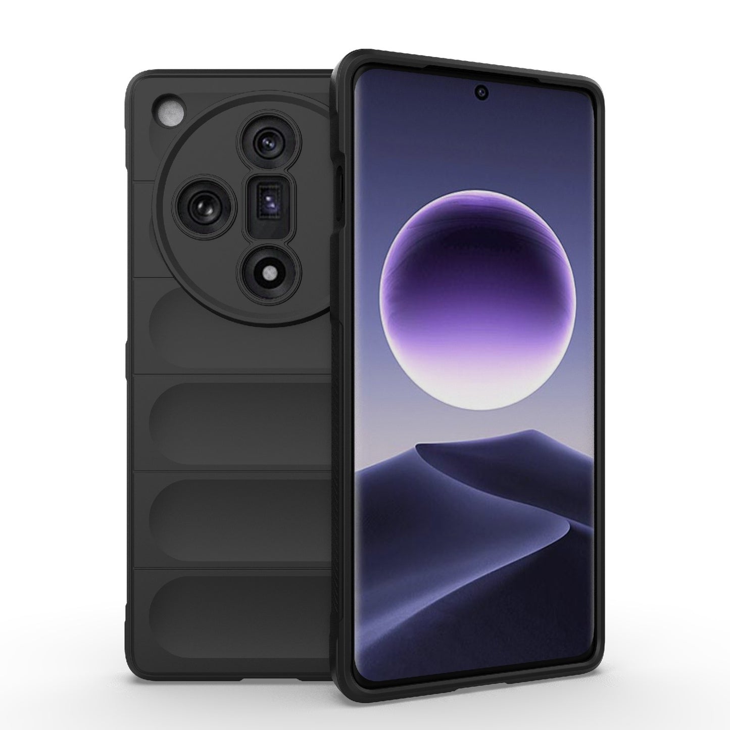 OPPO Find X7 5G Magic Shield TPU + Flannel Phone Case: Durable, Non-toxic, Easy Access, Stylish Design