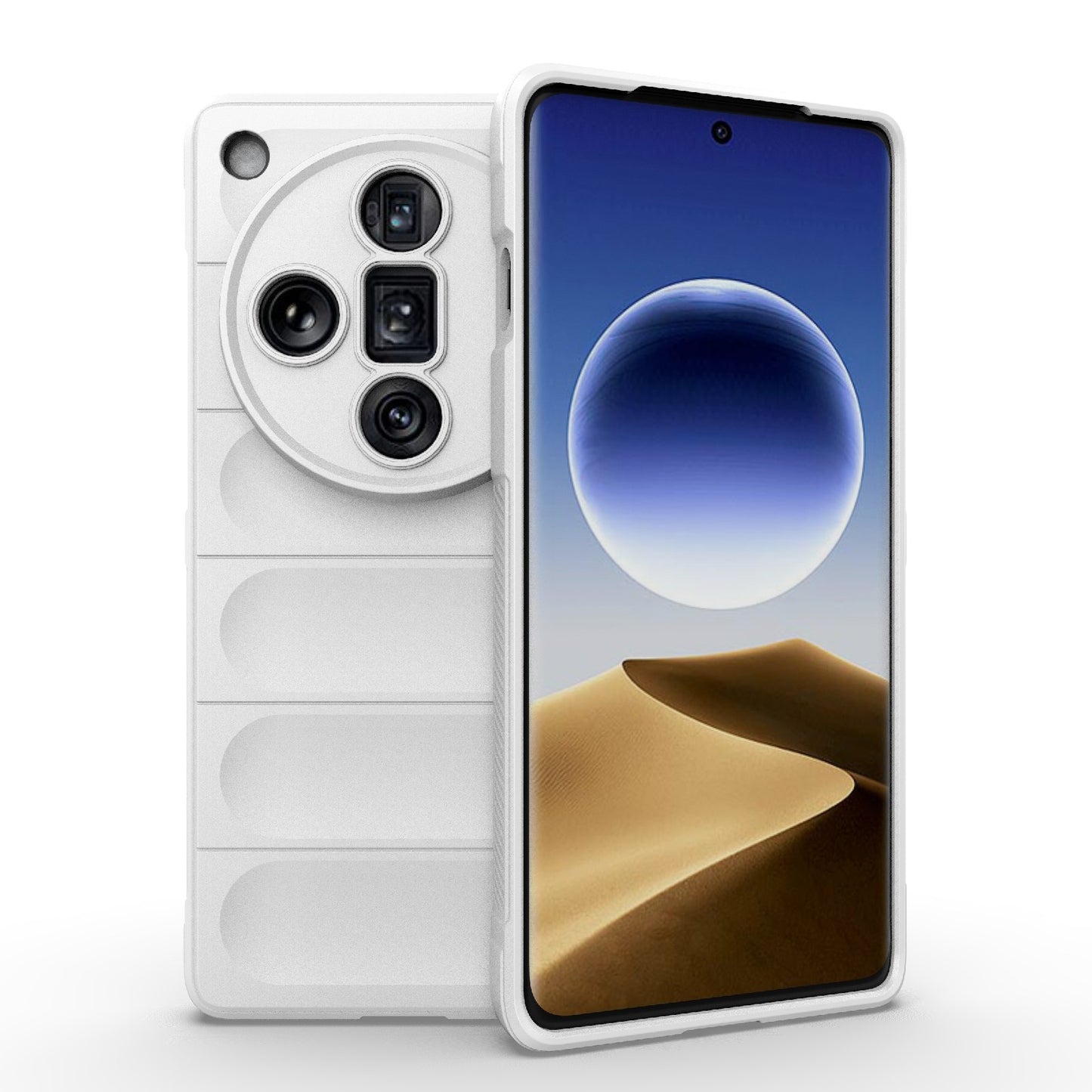 OPPO Find X7 Ultra 5G Magic Shield TPU + Flannel Phone Case: Durable, Non-toxic, Easy Access, Stylish Design