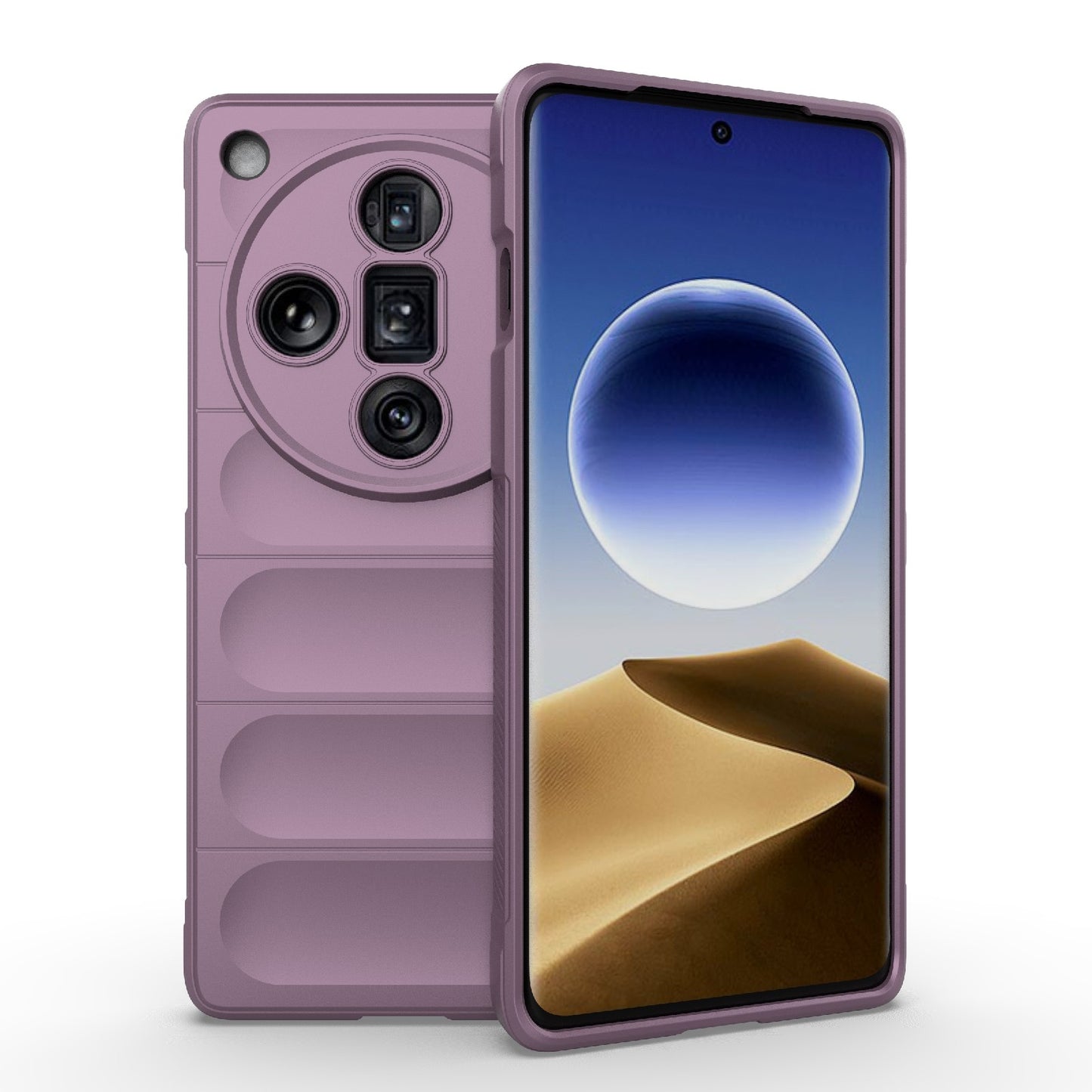 OPPO Find X7 Ultra 5G Magic Shield TPU + Flannel Phone Case: Durable, Non-toxic, Easy Access, Stylish Design