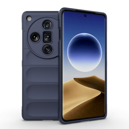 OPPO Find X7 Ultra 5G Magic Shield TPU + Flannel Phone Case: Durable, Non-toxic, Easy Access, Stylish Design