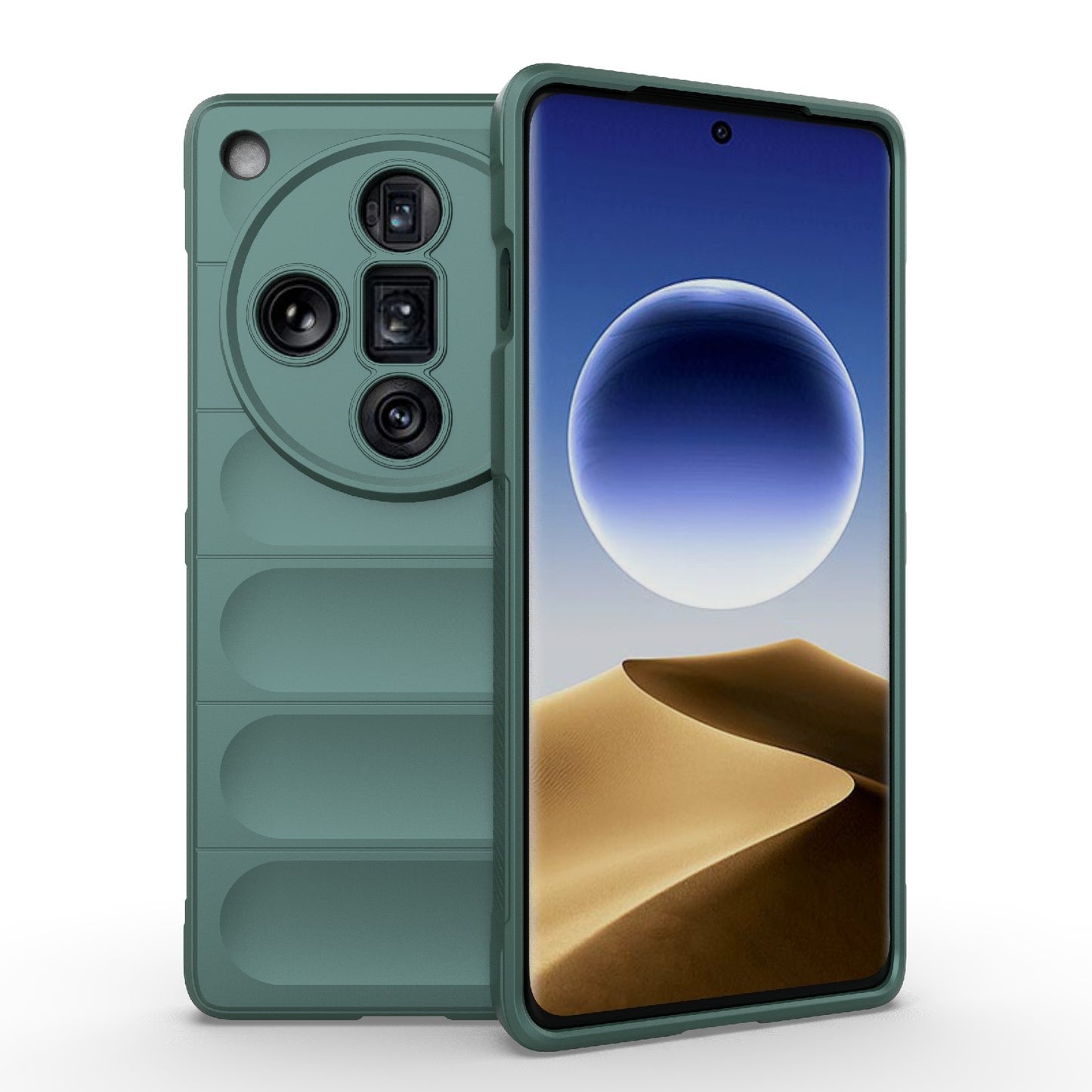 OPPO Find X7 Ultra 5G Magic Shield TPU + Flannel Phone Case: Durable, Non-toxic, Easy Access, Stylish Design