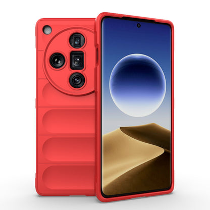 OPPO Find X7 Ultra 5G Magic Shield TPU + Flannel Phone Case: Durable, Non-toxic, Easy Access, Stylish Design