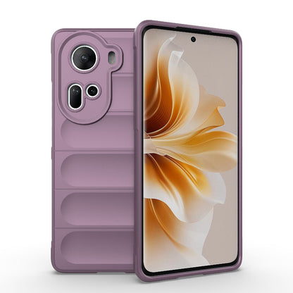 OPPO Reno11 5G Global Magic Shield TPU + Flannel Phone Case: Durable, Non-toxic, Easy Access, Stylish Design