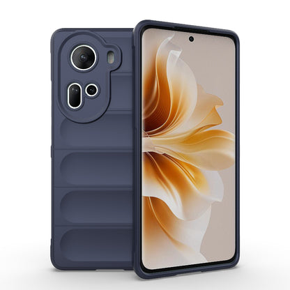 OPPO Reno11 5G Global Magic Shield TPU + Flannel Phone Case: Durable, Non-toxic, Easy Access, Stylish Design