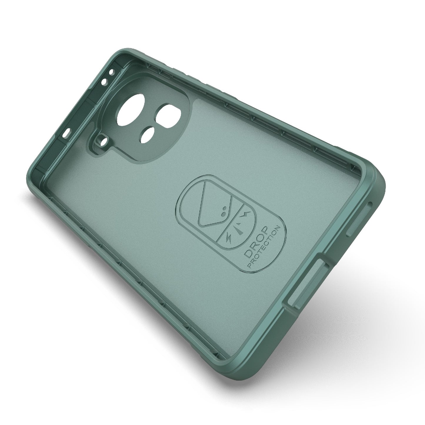 OPPO Reno11 5G Global Magic Shield TPU + Flannel Phone Case: Durable, Non-toxic, Easy Access, Stylish Design