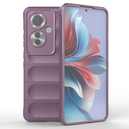 OPPO Reno11 F 5G Global Magic Shield TPU + Flannel Phone Case: Durable, Non-toxic, Easy Access, Stylish Design