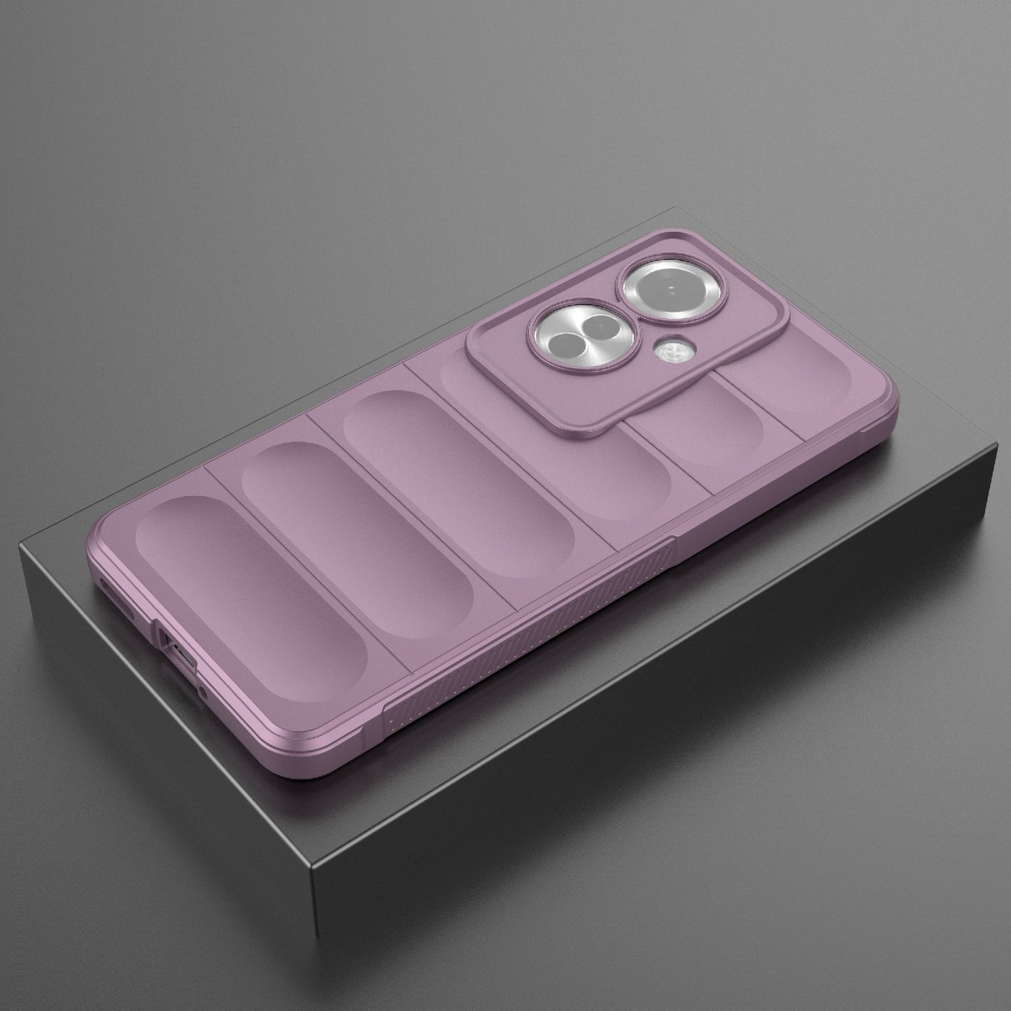 OPPO Reno11 F 5G Global Magic Shield TPU + Flannel Phone Case: Durable, Non-toxic, Easy Access, Stylish Design